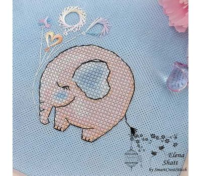 Baby Cross Stitch pattern Little Elephant