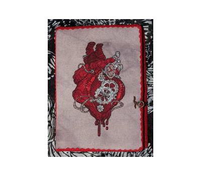 Gothic cross stitch pattern Heart pattern}