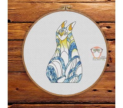 Narg - Forest Creatures Cross stitch pattern}