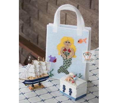 Plastic canvas purse pattern Mermaid}