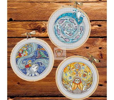 Song of the Sea cross stitch patterns - Set of 3}