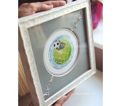 Free Soccer cross stitch pattern picture