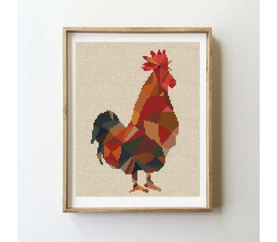 ROOSTER cross stitch pattern