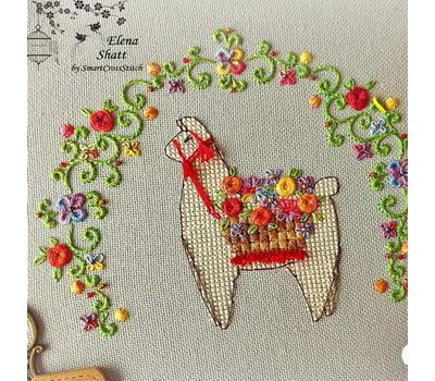 Alpaca Pako Cross Stitch pattern