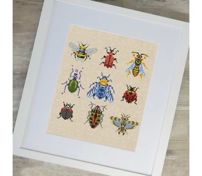 Beetles cross stitch pattern pdf