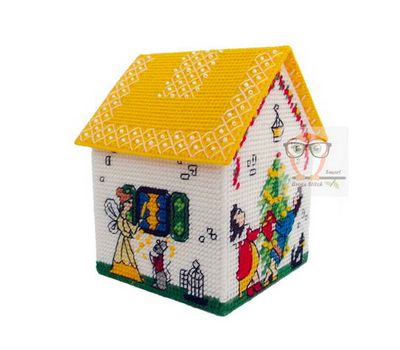 Cinderella plastic canvas house box pattern}