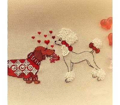 Dogs Cross Stitch pattern Love