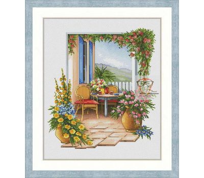 Floral Cross stitch Chart Summer Garden