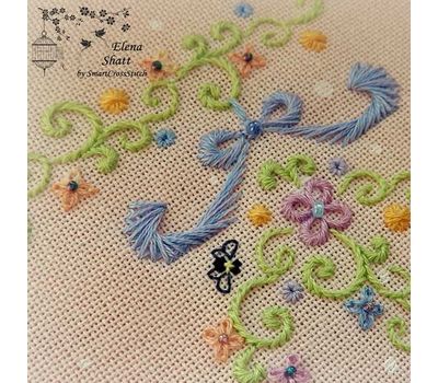 Floral Embroidery pattern Easter chores