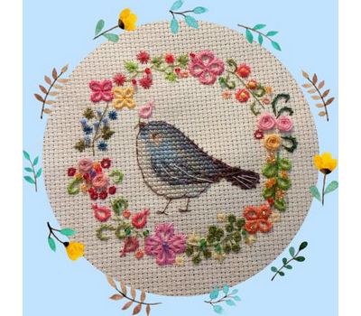 Tiny Bird Embroidery chart