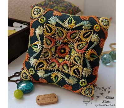 Needle Bed Embroidery pattern Golden Summer