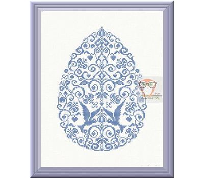 Ornament Embroidery pattern Easter lace