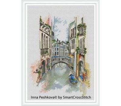 Venice Canals Cross Stitch pattern