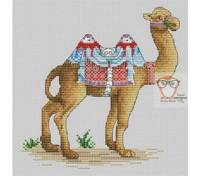 Animal Cross stitch pattern Camel}