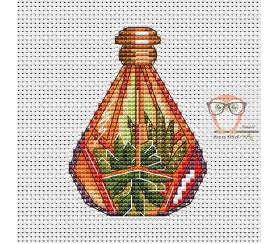 {[en]:Fantasy cross stitch pattern Magic Bottle