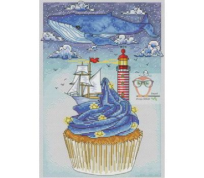 Fantasy cross stitch pattern pdf Sea Cake}