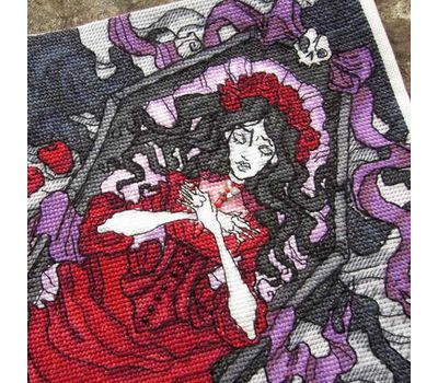 Gothic cross stitch pattern Snow White}