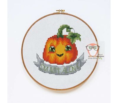 Halloween cross stitch pattern Pumkin}