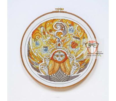 Round cross stitch pattern Song of the Sea}