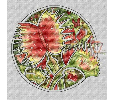 Venus Flytrap cross stitch pattern flower}