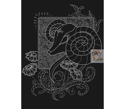 Zodiac Cross stitch pattern horoscope Aries}