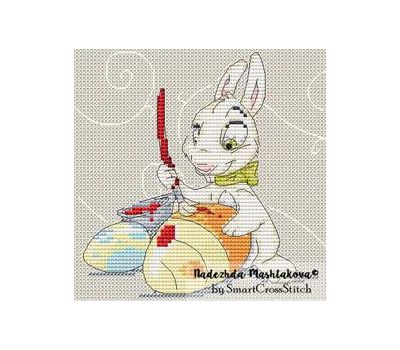 Easter Bunny cross stitch chart