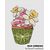 Daffodil cupcake cross stitch chart
