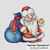 Santa with Gift Bags cross stitch chart