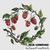 Raspberry Wreath cross stitch chart