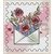Stamp #3 Envelope with Flowers cross stitch chart