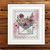Stamp #3 Envelope with Flowers cross stitch pattern