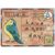 Stamp Card with bird cross stitch chart