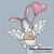 Happy Valentine Bunny cross stitch