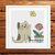 Cat with Flower cross stitch chart