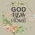 God Bless This Home Quote cross stitch pattern