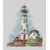 Lighthouse on the bay cross stitch