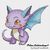 Cute Purple Dragon cross stitch