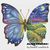 Night Butterfly cross stitch chart