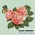 Roses and butterfly cross stitch