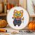 Chucky cat cross stitch pattern
