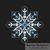 Snowflake2 cross stitch chart