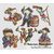 Toad Pirates - set of 6 cross stitch charts