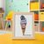 Witch's Ice cream cone cross stitch pattern