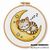 Sleeping Cat cross stitch pattern