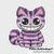 Cheshire Cat cross stitch