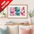 Flamingo Abstraction Free cross stitch