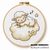 Sleeping Lamb cross stitch pattern