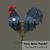 Rooster: Chernobog cross stitch chart
