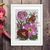 Floral cross stitch pattern Lilies & Butterfly