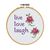 Free Cross Stitch Chart ''Live Love Laugh''